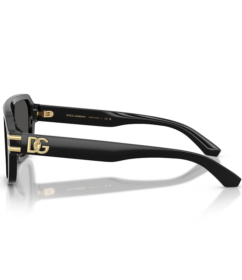 Dolce & Gabbana Men's DG4507 27mm Shield Sunglasses