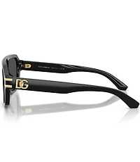 Dolce & Gabbana Men's DG4507 27mm Shield Sunglasses