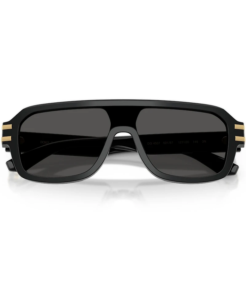 Dolce & Gabbana Men's DG4507 27mm Shield Sunglasses