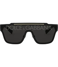 Dolce & Gabbana Men's Dg6125 35mm Shield Sunglasses