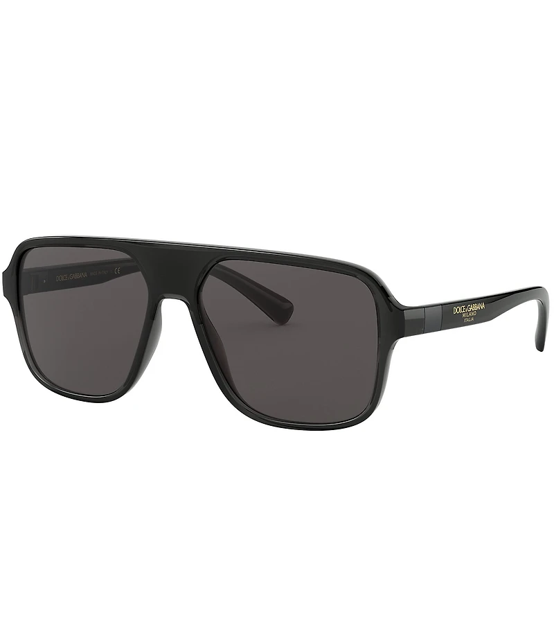 Dolce & Gabbana Men's DG6134 57mm Square Sunglasses