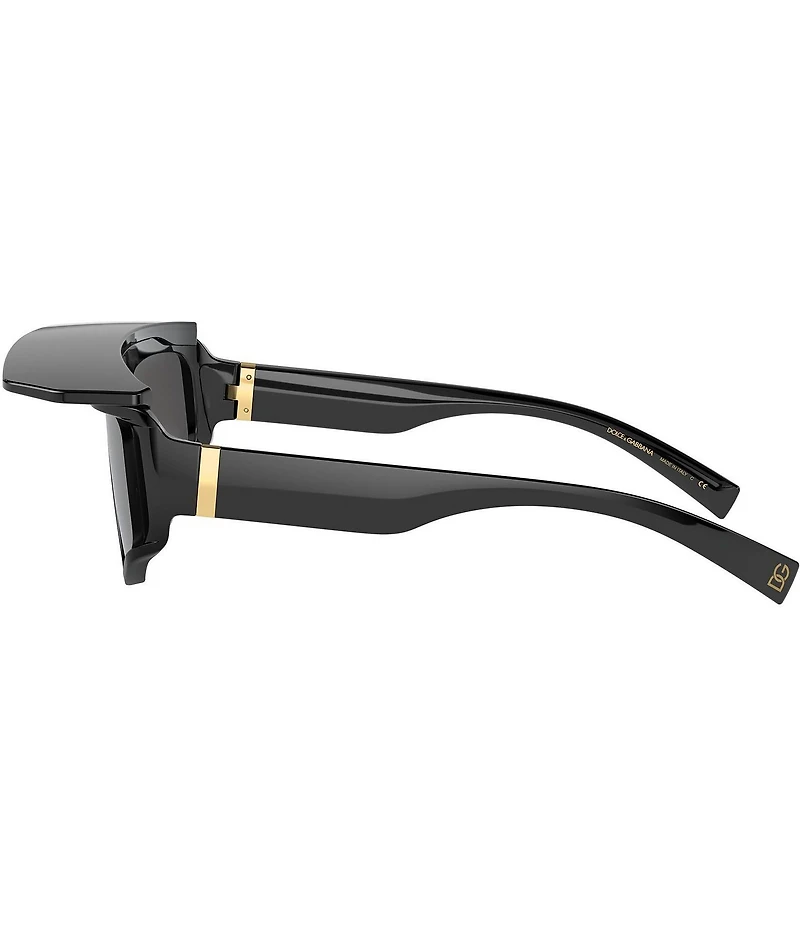 Dolce & Gabbana Men's DG6177 46mm Rectangle Sunglasses