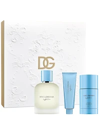 Dolce & Gabbana Men's Light Blue Pour Homme Eau de Toilette Gift Set