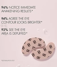 Dolce & Gabbana No-Puff Caffeine Eye Patches Depuffing & Brightening Eye Gel Pads