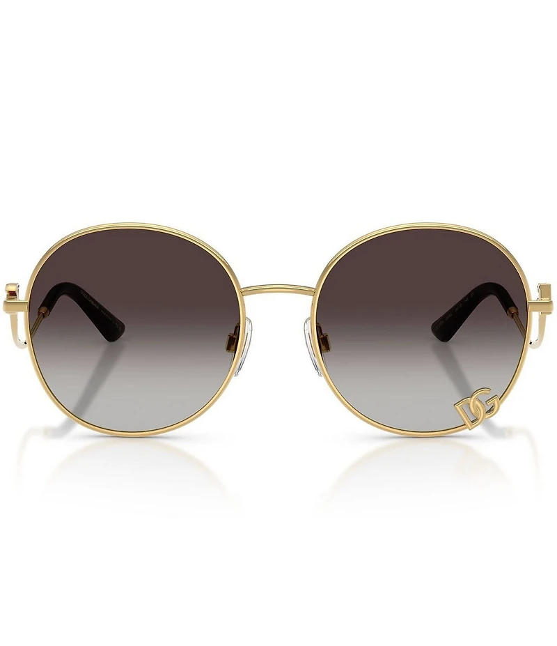 Dolce & Gabbana Women's DG2324 56mm Round Sunglasses