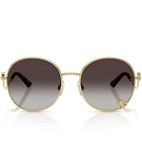 Dolce & Gabbana Women's DG2324 56mm Round Sunglasses