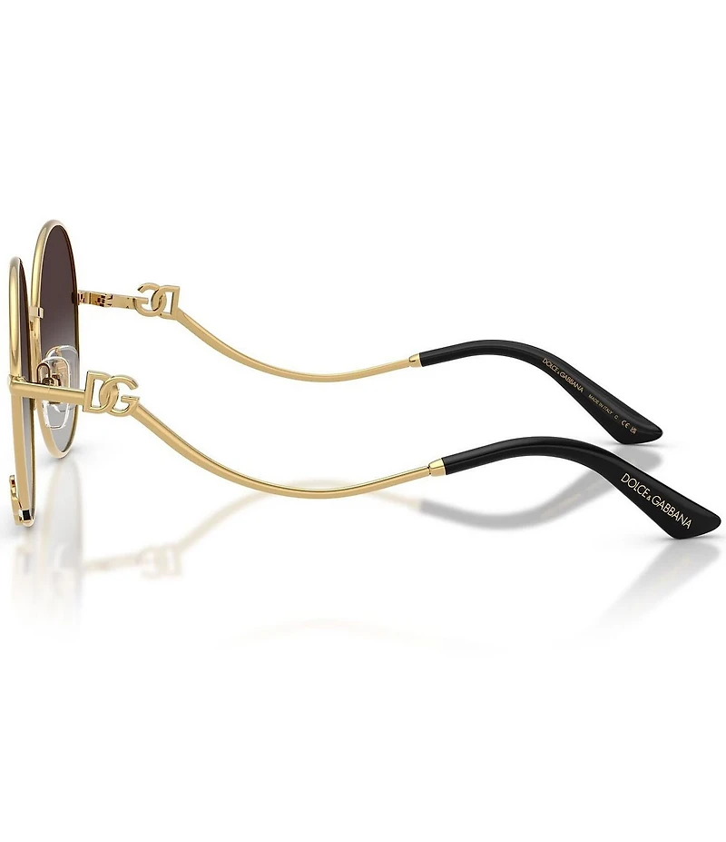 Dolce & Gabbana Women's DG2324 56mm Round Sunglasses