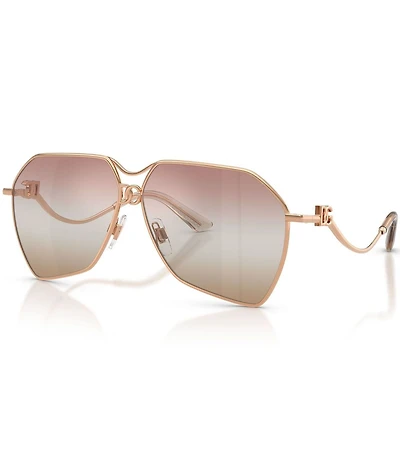 Dolce & Gabbana Women's DG2326 62mm Aviator Sunglasses