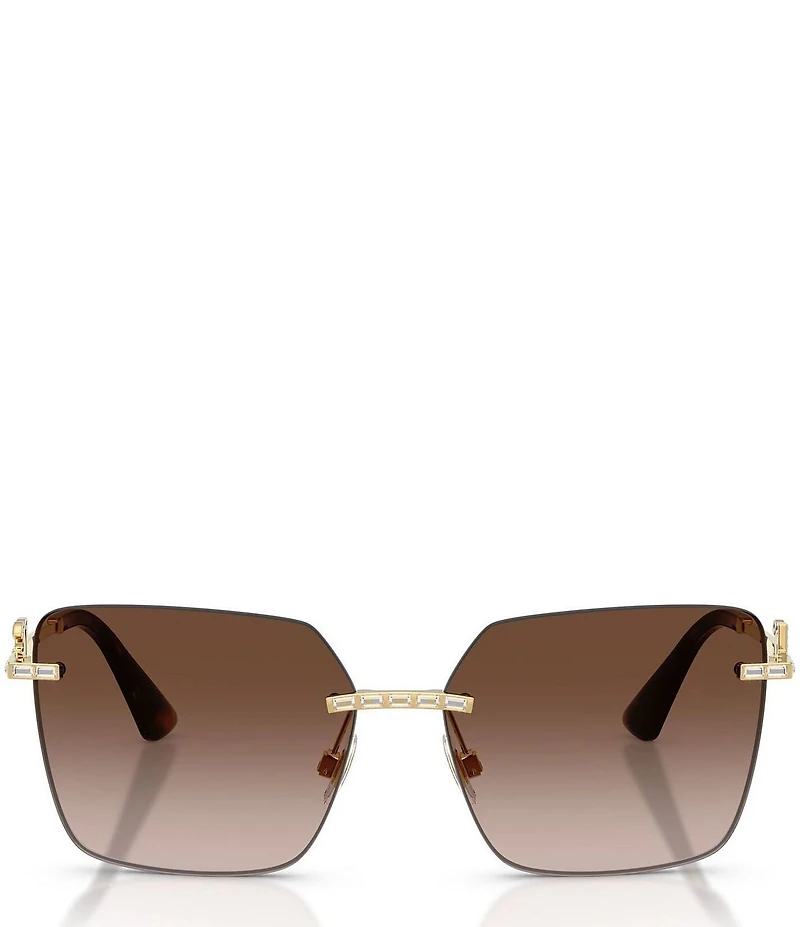 Dolce & Gabbana Women's DG2332B 59mm Square Sunglasses