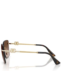 Dolce & Gabbana Women's DG2332B 59mm Square Sunglasses