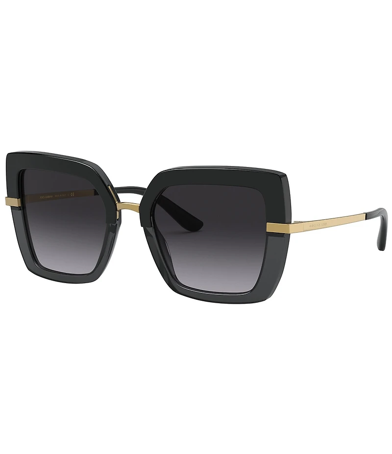 Dolce & Gabbana DG4373 52mm Square Statement Sunglasses