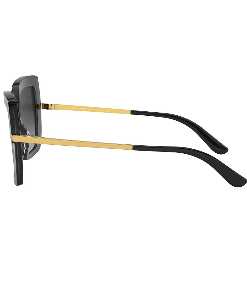 Dolce & Gabbana DG4373 52mm Square Statement Sunglasses