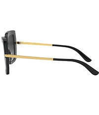 Dolce & Gabbana DG4373 52mm Square Statement Sunglasses