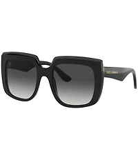 Dolce & Gabbana Women's DG4414 54mm Square Leopard Detailed Sunglasses
