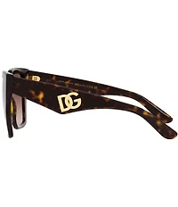 Dolce & Gabbana Women's DG4438 55mm Havana Square Sunglasses