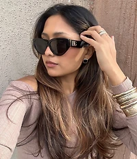 Dolce & Gabbana Women's DG4514 55mm Cat Eye Sunglasses