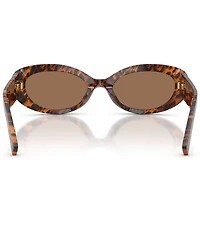 Dolce & Gabbana Women's DG4537 53mm Oval Sunglasses