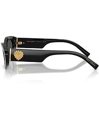 Dolce & Gabbana Women's DG4537 53mm Oval Sunglasses