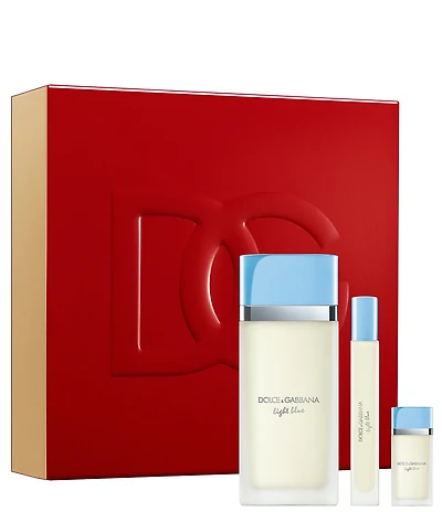 Dolce & Gabbana Women's Light Blue Eau de Toilette Trio Fragrance Gift Set