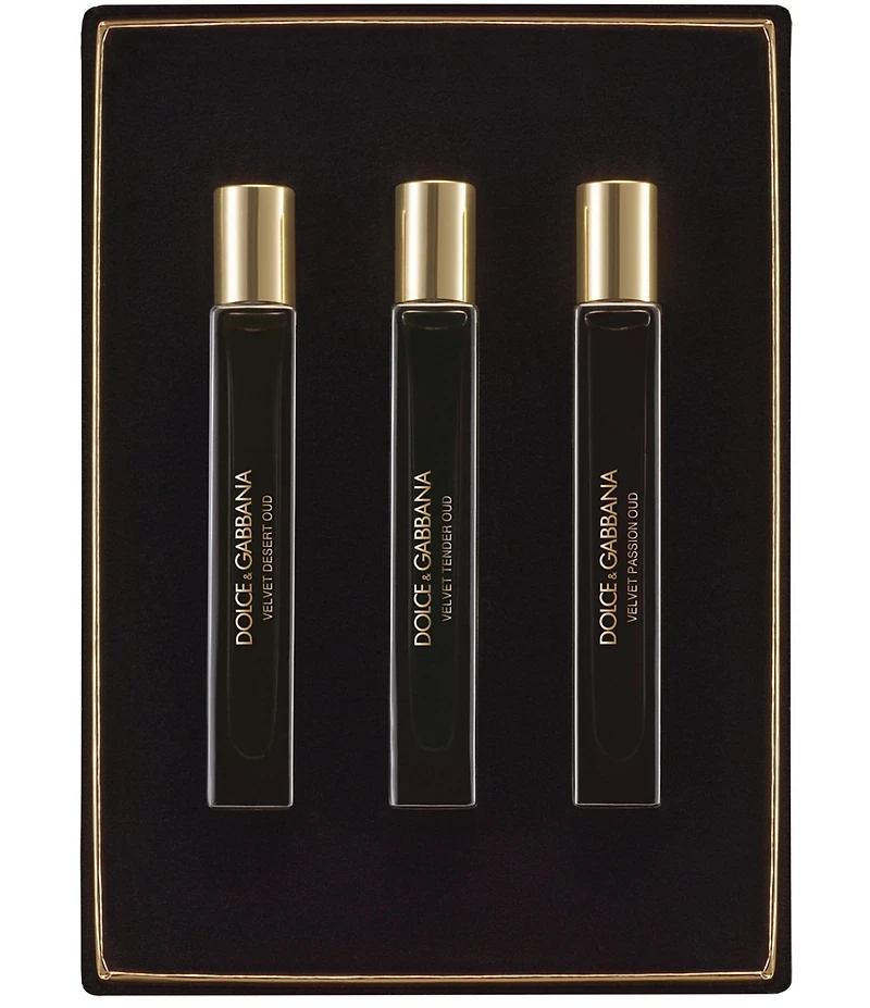 Dolce Gabbana Velvet Collection Oud Travel Set