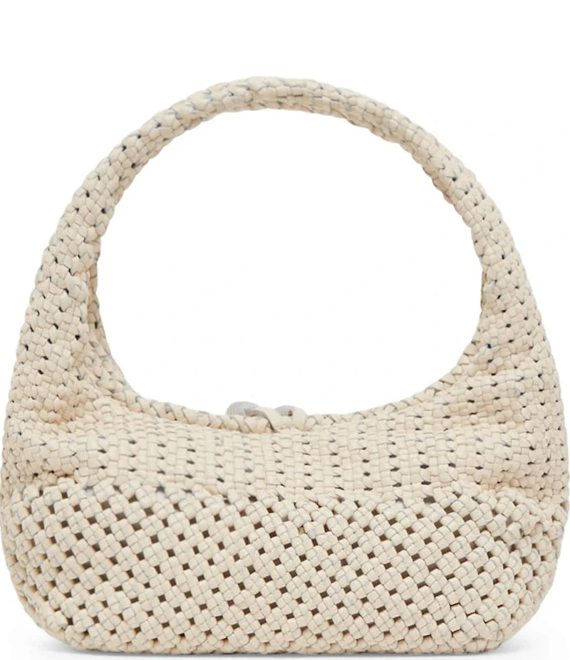 Dolce Vita Zenia Woven Leather Fringe Tassle Shoulder Bag