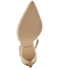 Dolce Vita Alenna Leather Kitten Heel Slingback Pumps