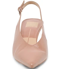 Dolce Vita Alenna Leather Kitten Heel Slingback Pumps