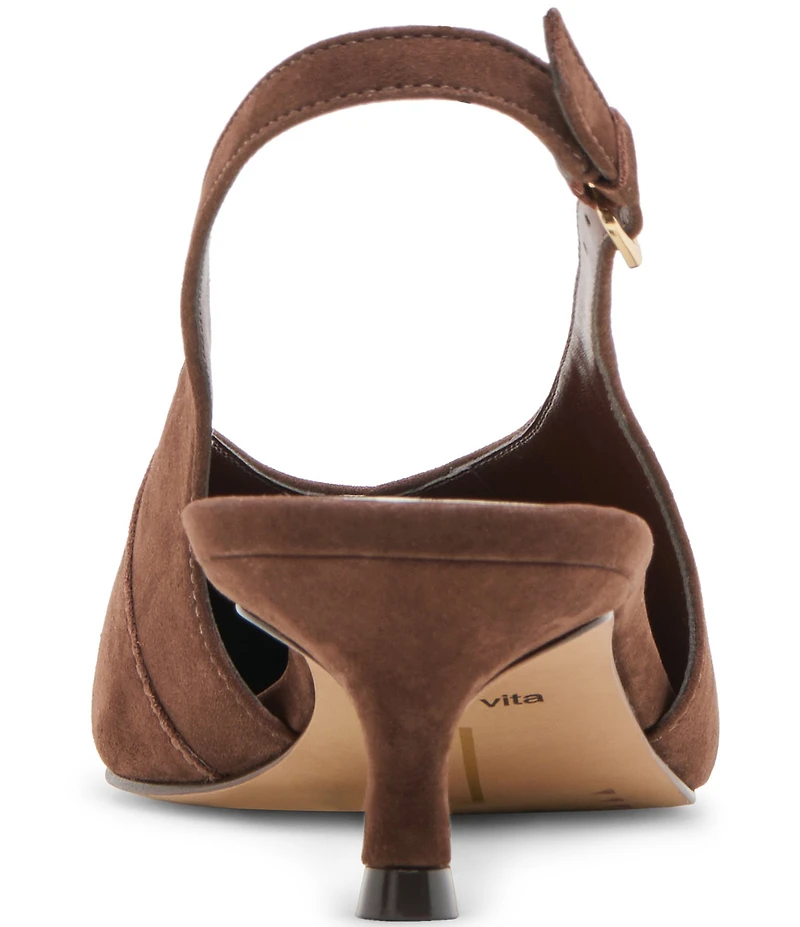 Dolce Vita Alenna Suede Kitten Heel Slingback Pumps