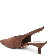 Dolce Vita Alenna Suede Kitten Heel Slingback Pumps