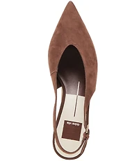 Dolce Vita Alenna Suede Kitten Heel Slingback Pumps