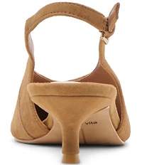 Dolce Vita Alenna Suede Kitten Heel Slingback Pumps