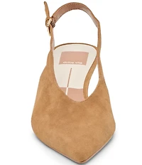 Dolce Vita Alenna Suede Kitten Heel Slingback Pumps