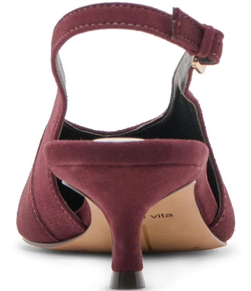 Dolce Vita Alenna Suede Kitten Heel Slingback Pumps