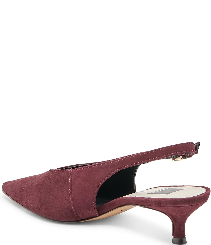 Dolce Vita Alenna Suede Kitten Heel Slingback Pumps