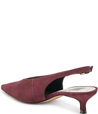 Dolce Vita Alenna Suede Kitten Heel Slingback Pumps
