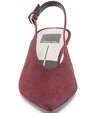Dolce Vita Alenna Suede Kitten Heel Slingback Pumps