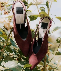 Dolce Vita Alenna Suede Kitten Heel Slingback Pumps