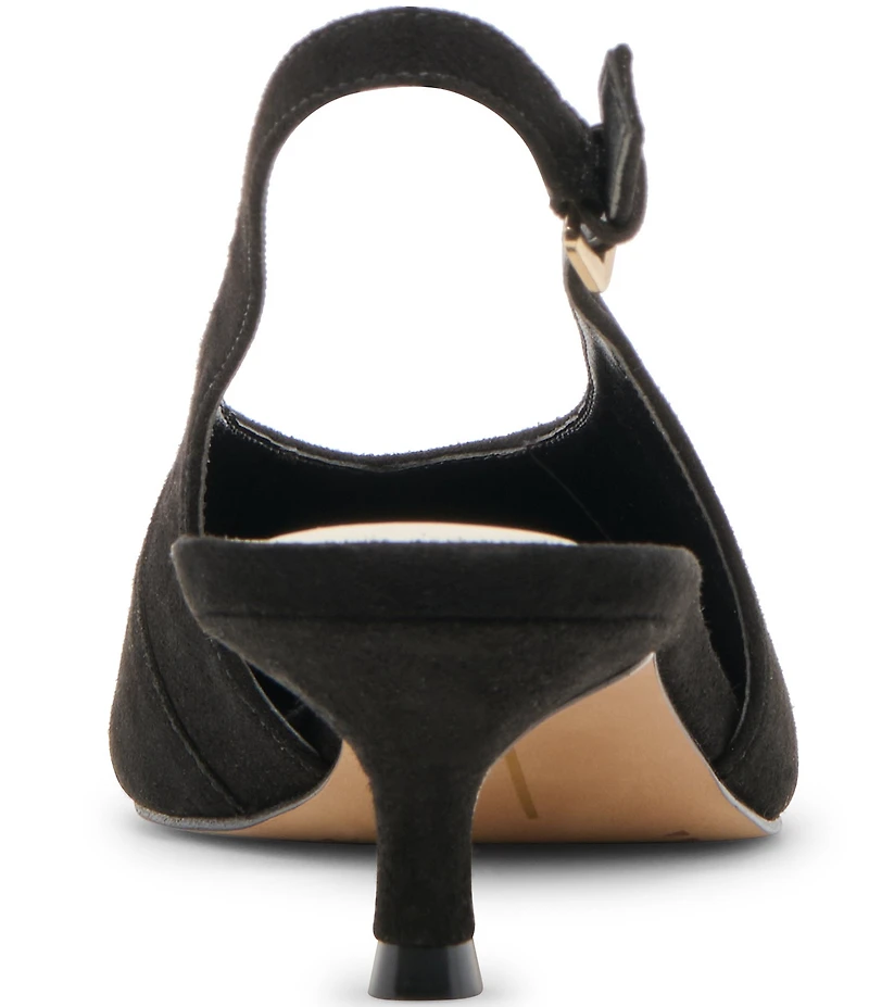 Dolce Vita Alenna Suede Kitten Heel Slingback Pumps
