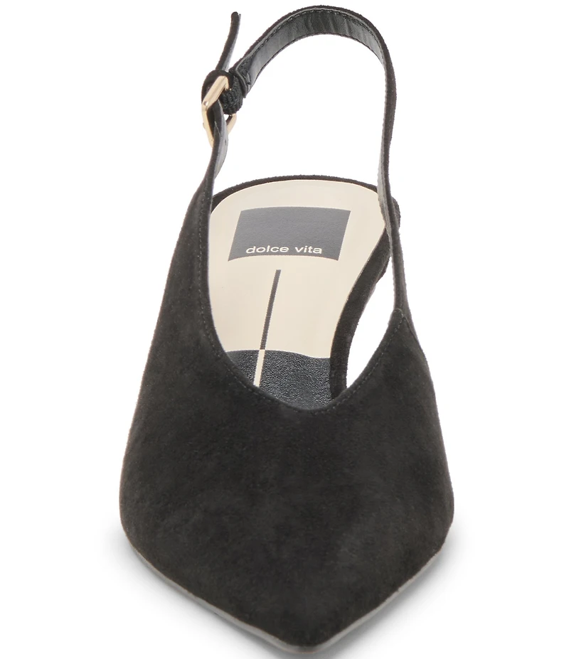 Dolce Vita Alenna Suede Kitten Heel Slingback Pumps