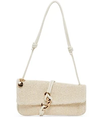 Dolce Vita Alice-R Raffia Baguette Shoulder Bag