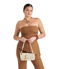 Dolce Vita Alice-R Raffia Baguette Shoulder Bag