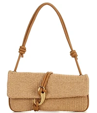 Dolce Vita Alice Raffia Hook Baguette Shoulder Bag