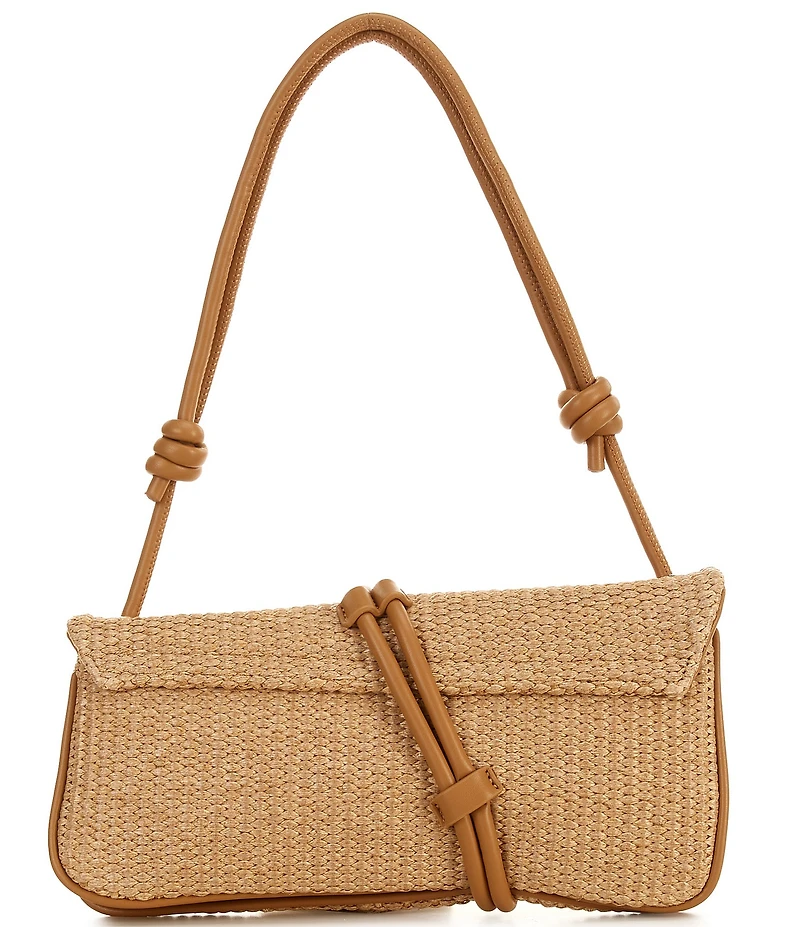 Dolce Vita Alice Raffia Hook Baguette Shoulder Bag