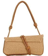 Dolce Vita Alice Raffia Hook Baguette Shoulder Bag