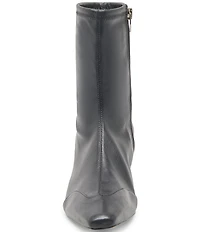 Dolce Vita Anika Leather Wing Tip Kitten Heel Booties