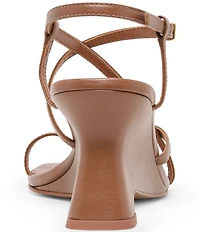 Dolce Vita Aylee Leather Strappy Sculpted Wedge Dress Sandals