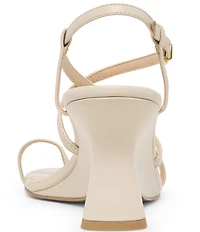 Dolce Vita Aylee Leather Strappy Sculpted Wedge Dress Sandals