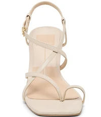 Dolce Vita Aylee Leather Strappy Sculpted Wedge Dress Sandals