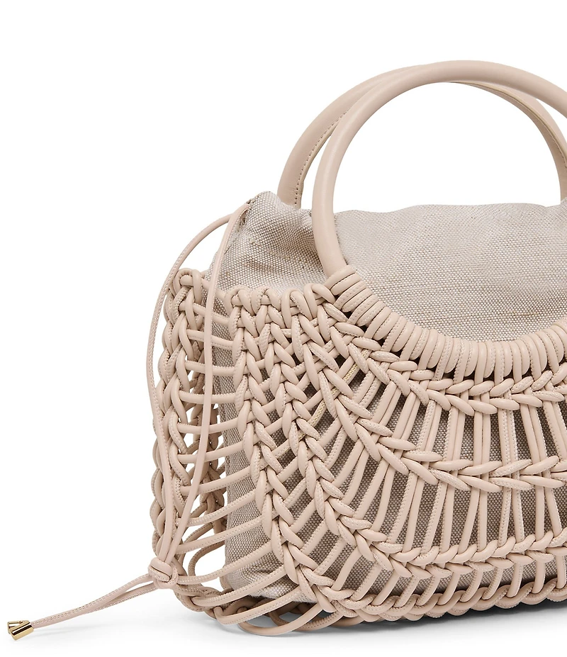 Dolce Vita Azure Woven Satchel Bag