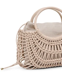 Dolce Vita Azure Woven Satchel Bag